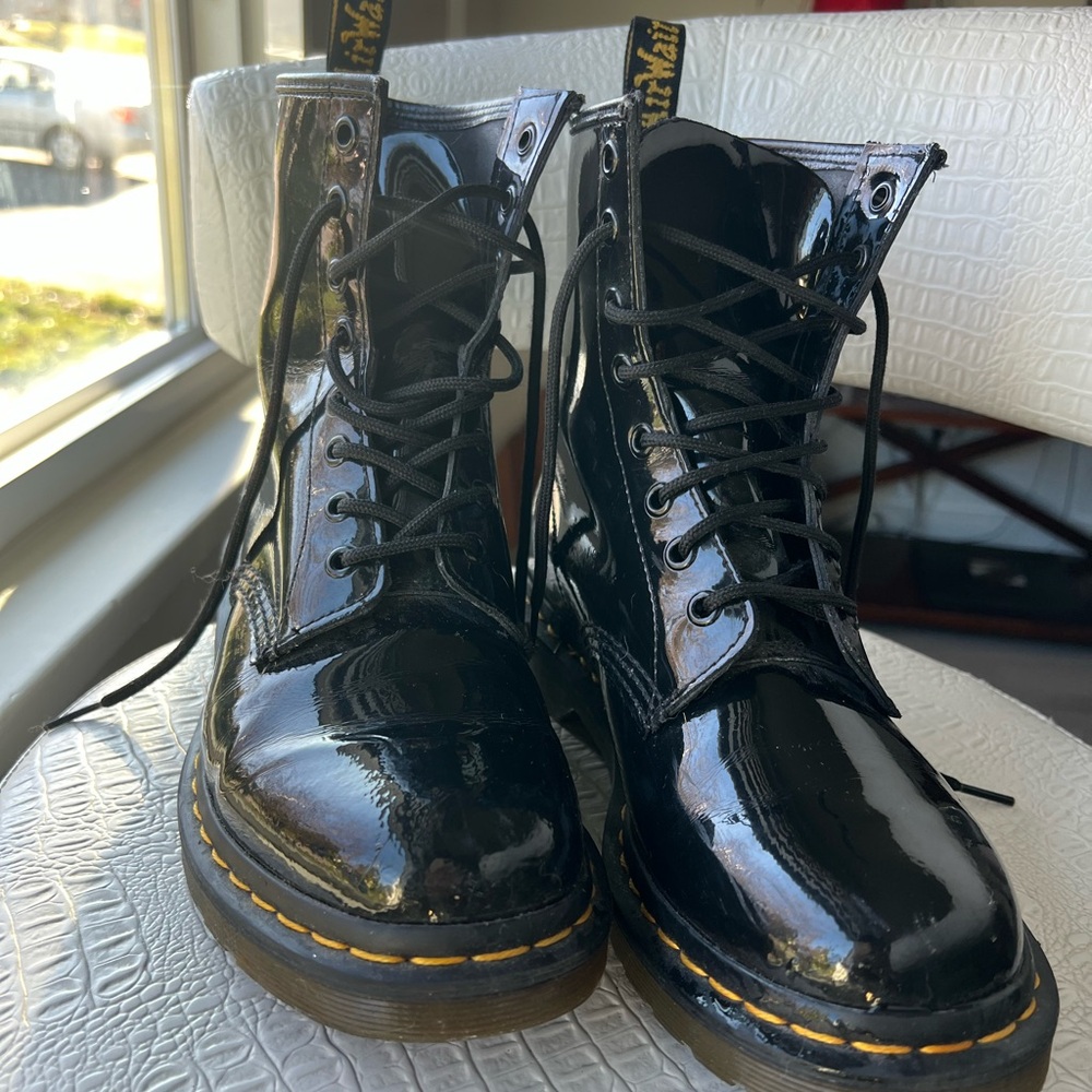 Dr Martens - Patent Leather Boots